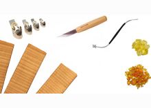 herramientas / maderas / resinas naturales