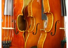 violines nuevos y antiguos