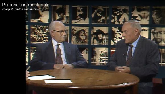 L'escriptor Josep Maria Espinàs entrevistava el 19 d'octubre del 1991 Josep M. Pinto i Ramon Pinto.